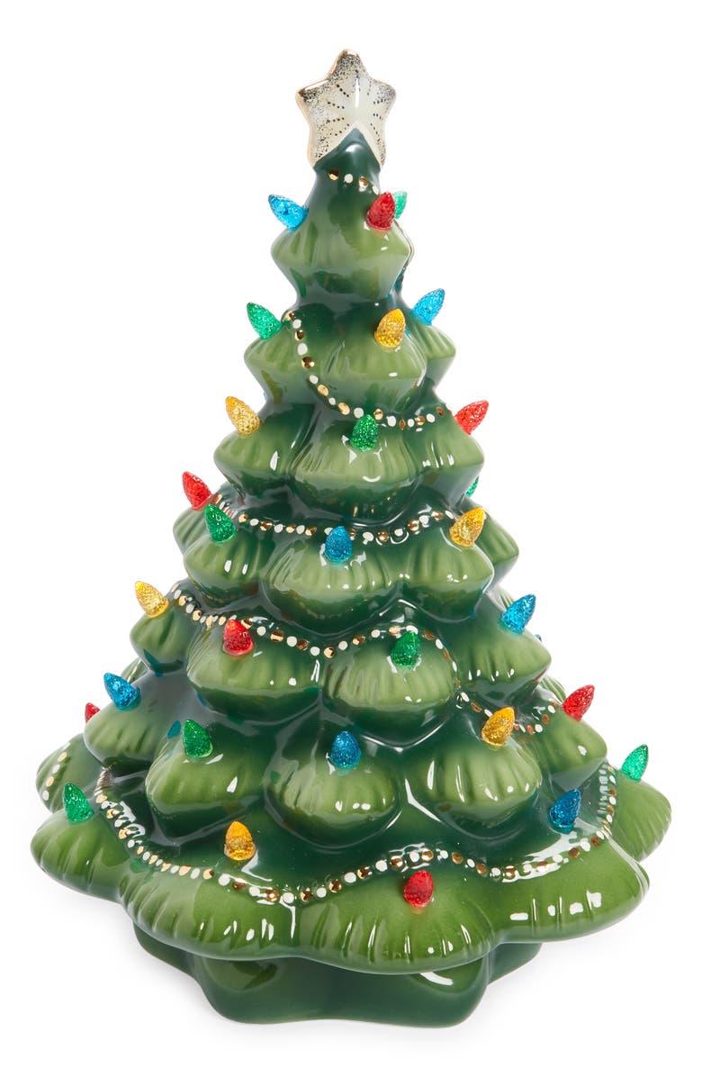 LENOX Treasured Tradition Lit Christmas Tree, Main, color,