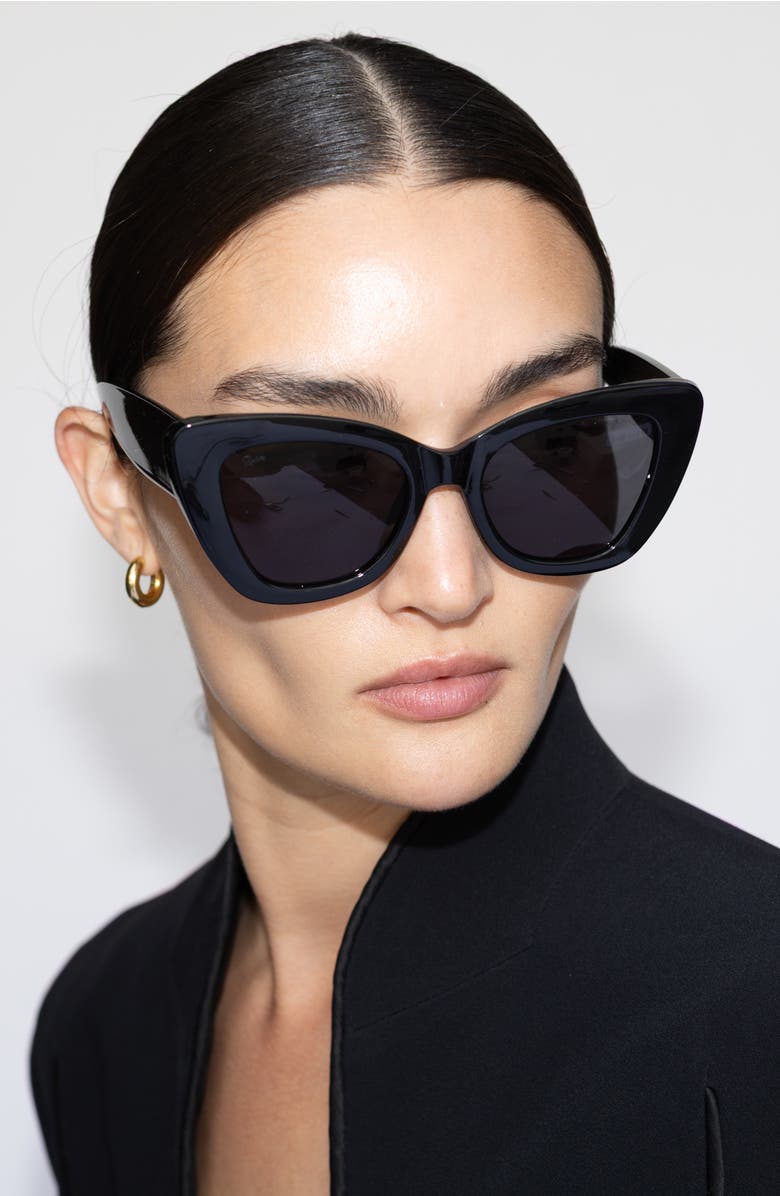 Reality Eyewear Mulholland Sunglasses, Alternate, color, Black