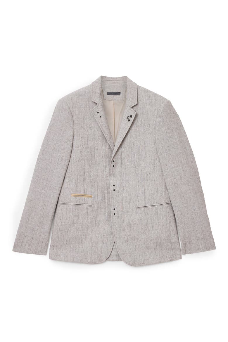 Wallace Slim Fit Stretch Cotton Sport Coat, Alternate, color, MUSHROOM