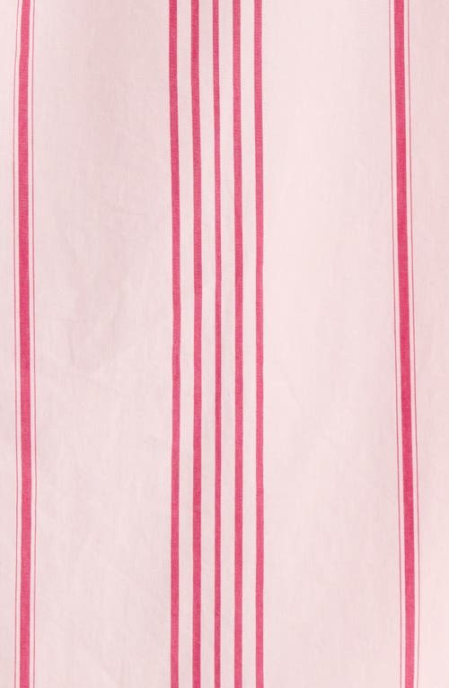 Nordstrom Oversize Stripe Cotton Short Pajamas In Pink