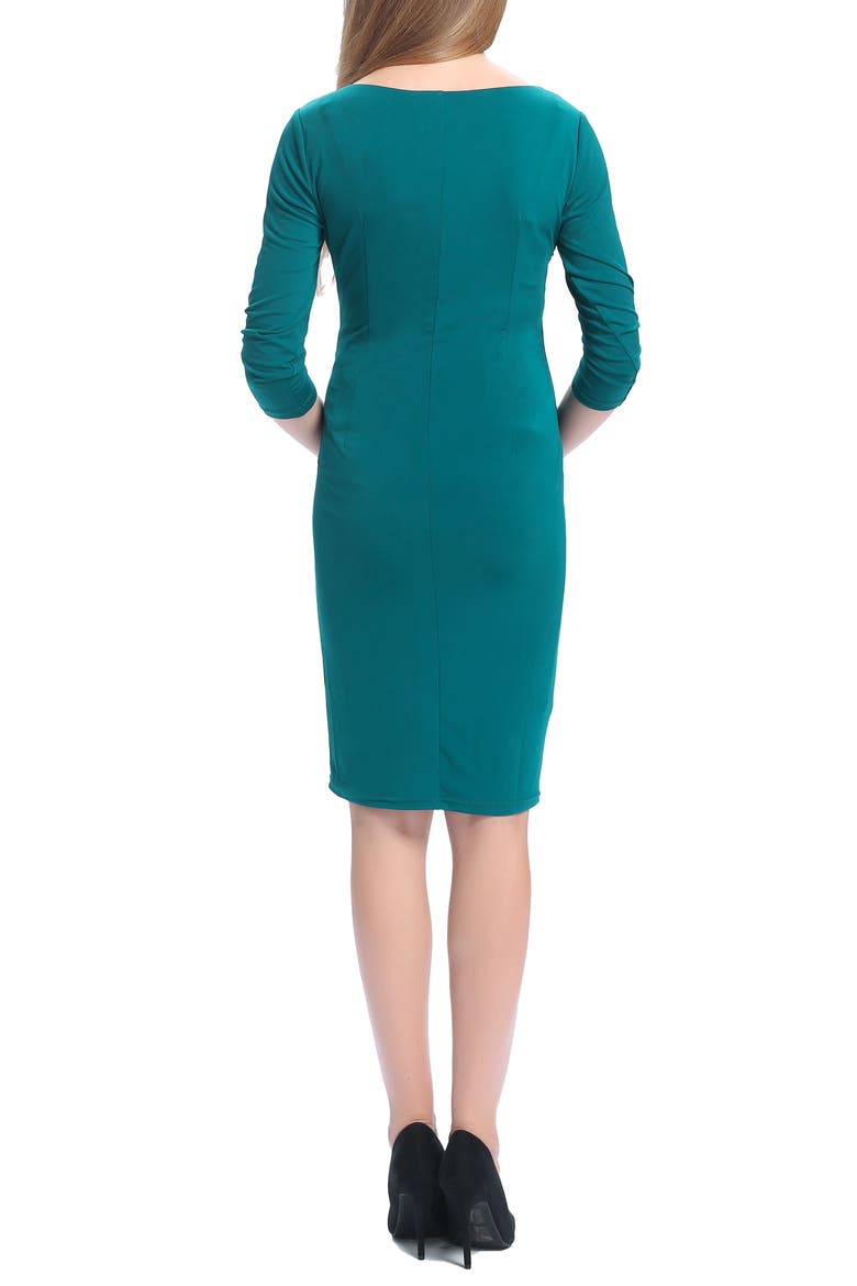 Teagan Body-Con Maternity Dress, Alternate, color, TEAL