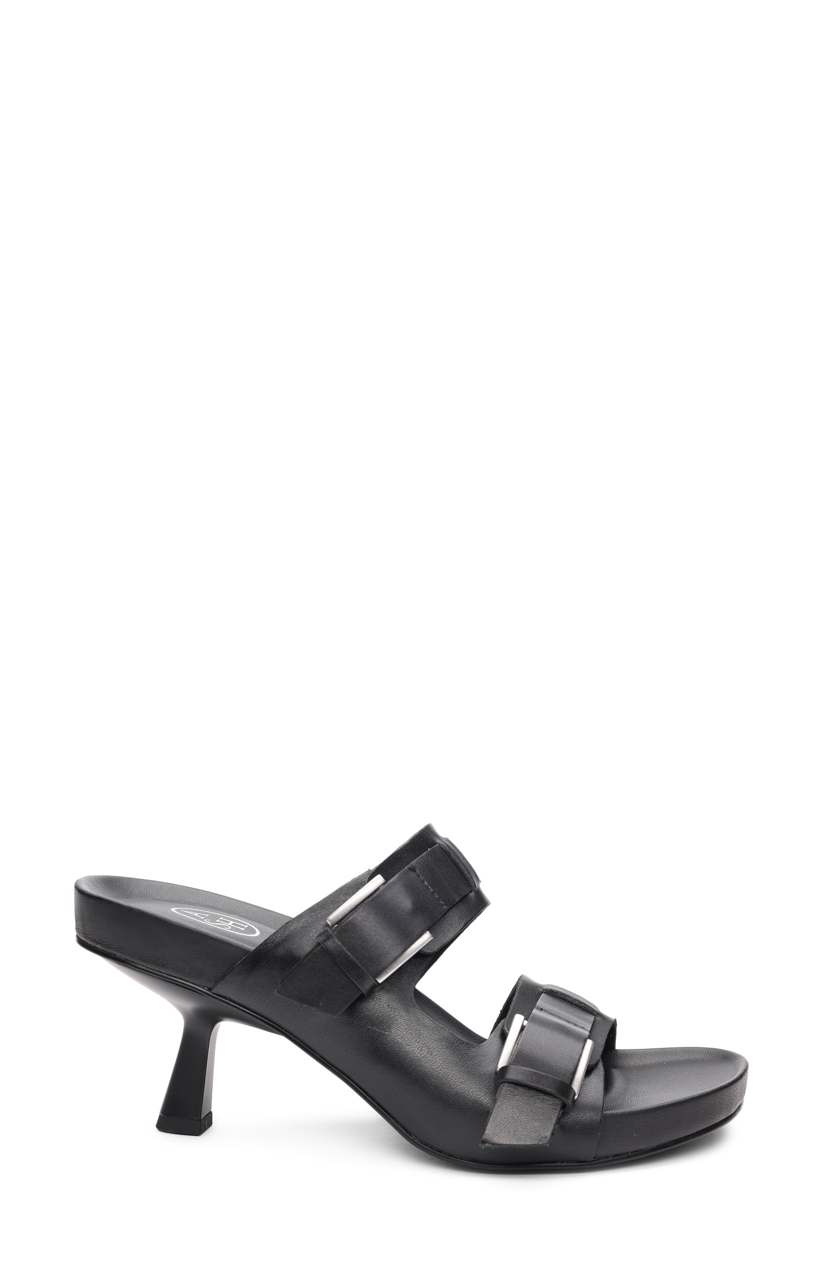 Ash Jakarta Genuine Calf Hair Slide Sandal, Alternate, color, Black