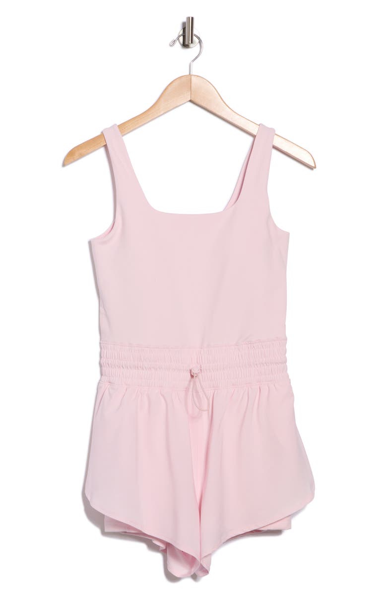 YOGALICIOUS Lux Stevie Sleeveless Hybrid Active Romper, Alternate, color, Blossom