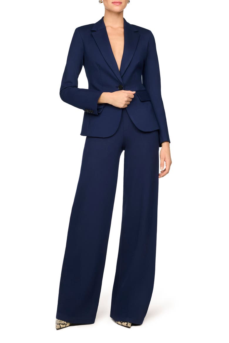 Ponte Tailored Blazer, Alternate, color, TIMELESS NAVY