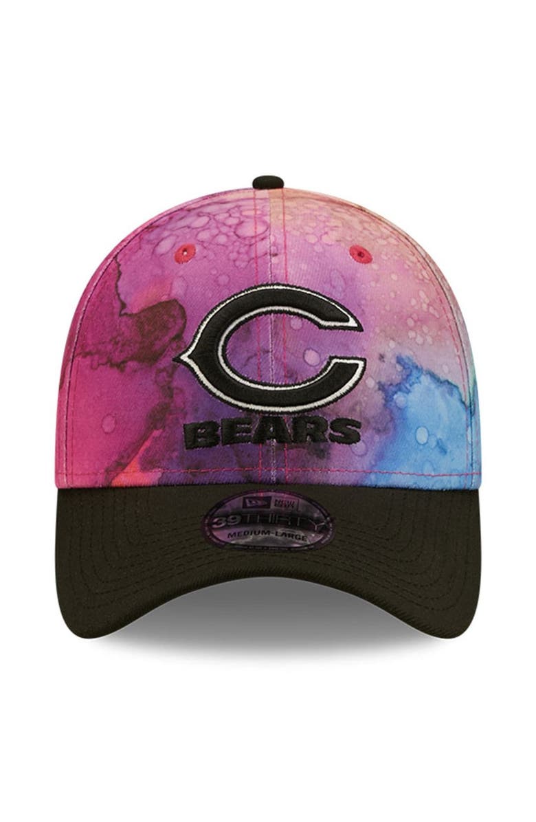 New Era Men's New Era Pink/Black Chicago Bears 2022 NFL Crucial Catch 39THIRTY Flex Hat, Alternate, color, 