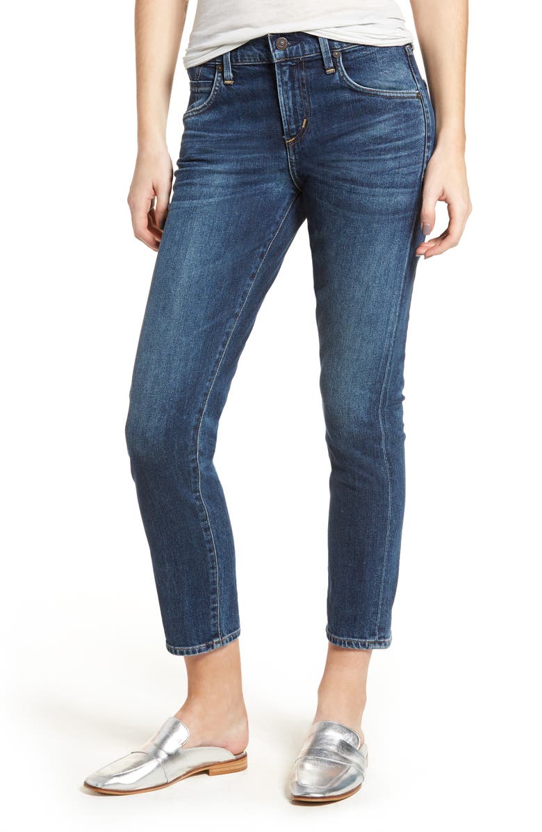 Citizens of Humanity Elsa Crop Slim Jeans, Main, color,