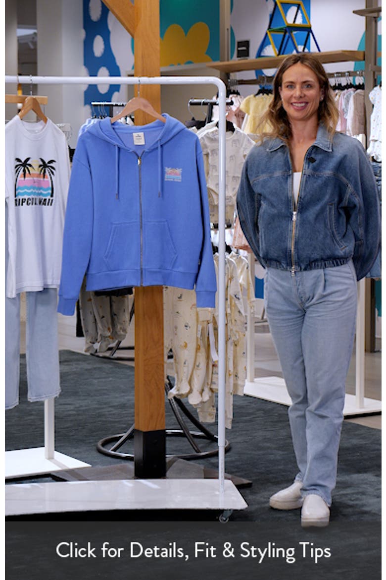 Aloha Zip-Up Fleece Hoodie video