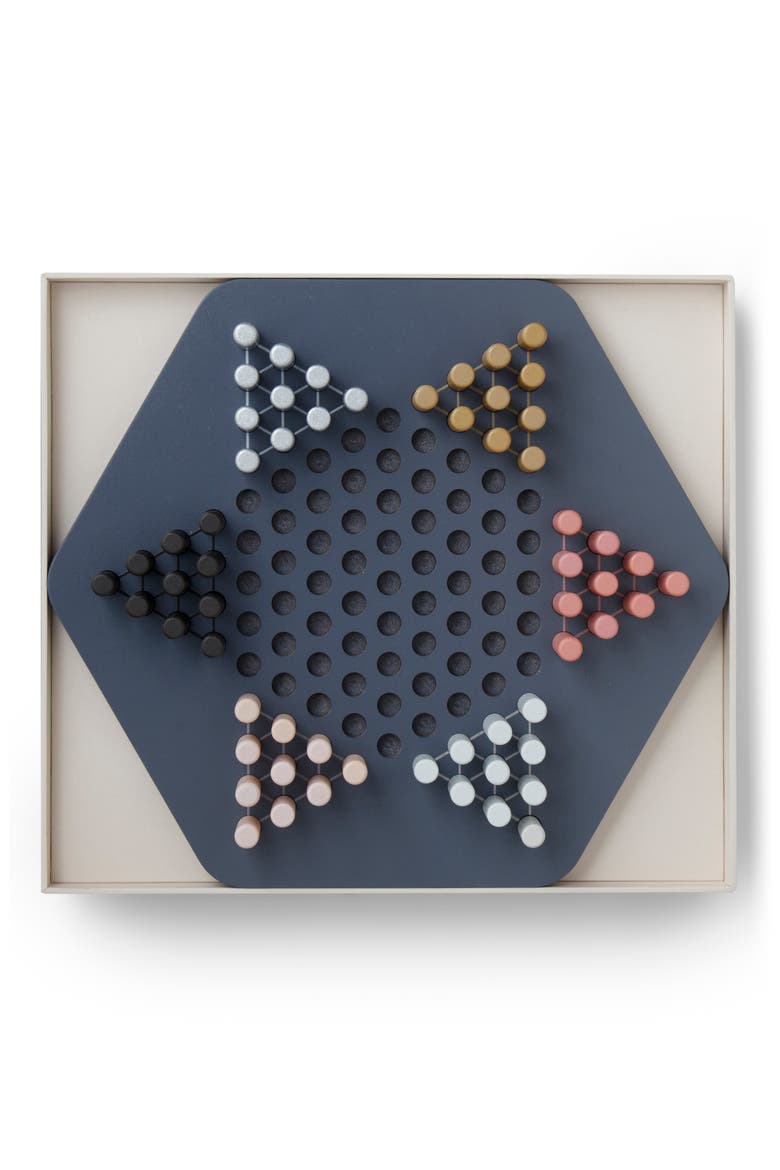 Chinese Checkers Game, Alternate, color, GREY