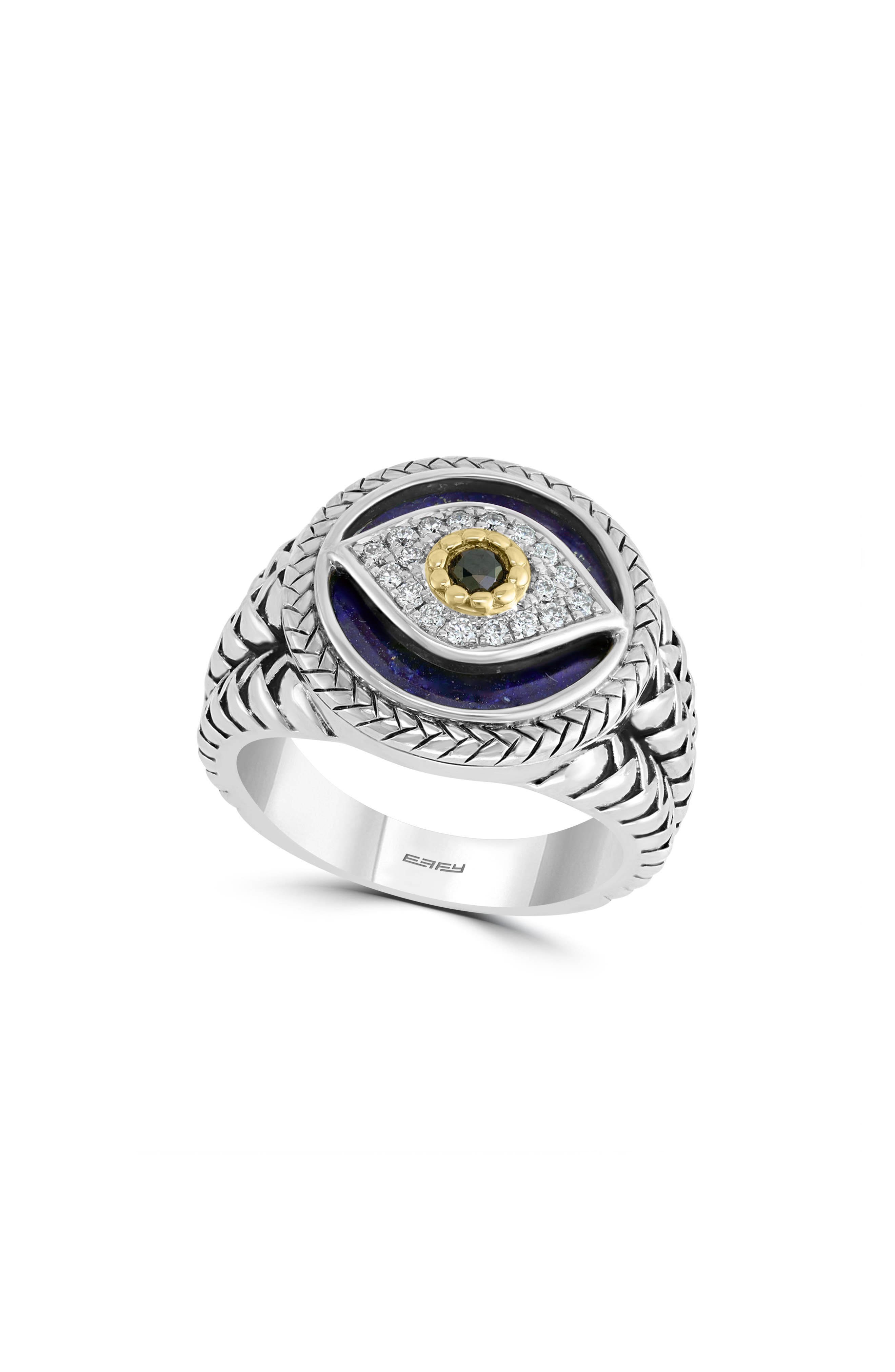 Lapis Lazuli and Diamond Ring