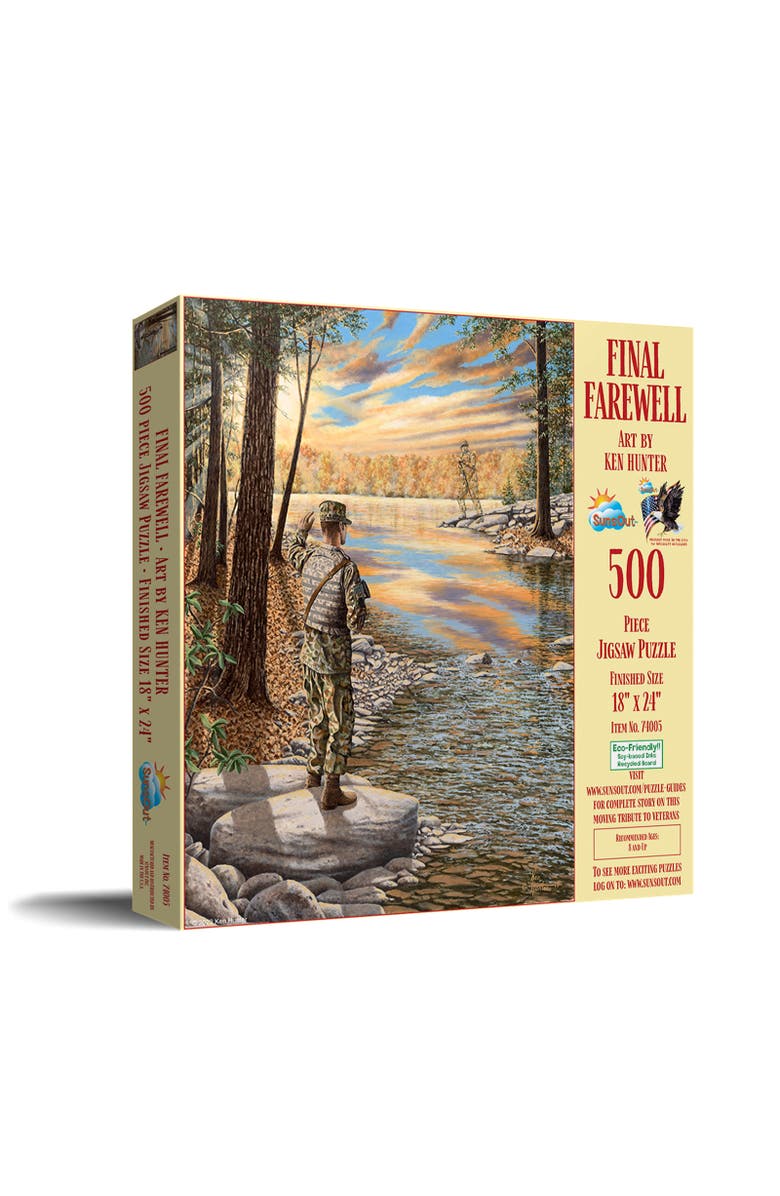 Sunsout Final Farewell 500 piece Jigsaw Puzzle for Adults, Main, color, Multicolor