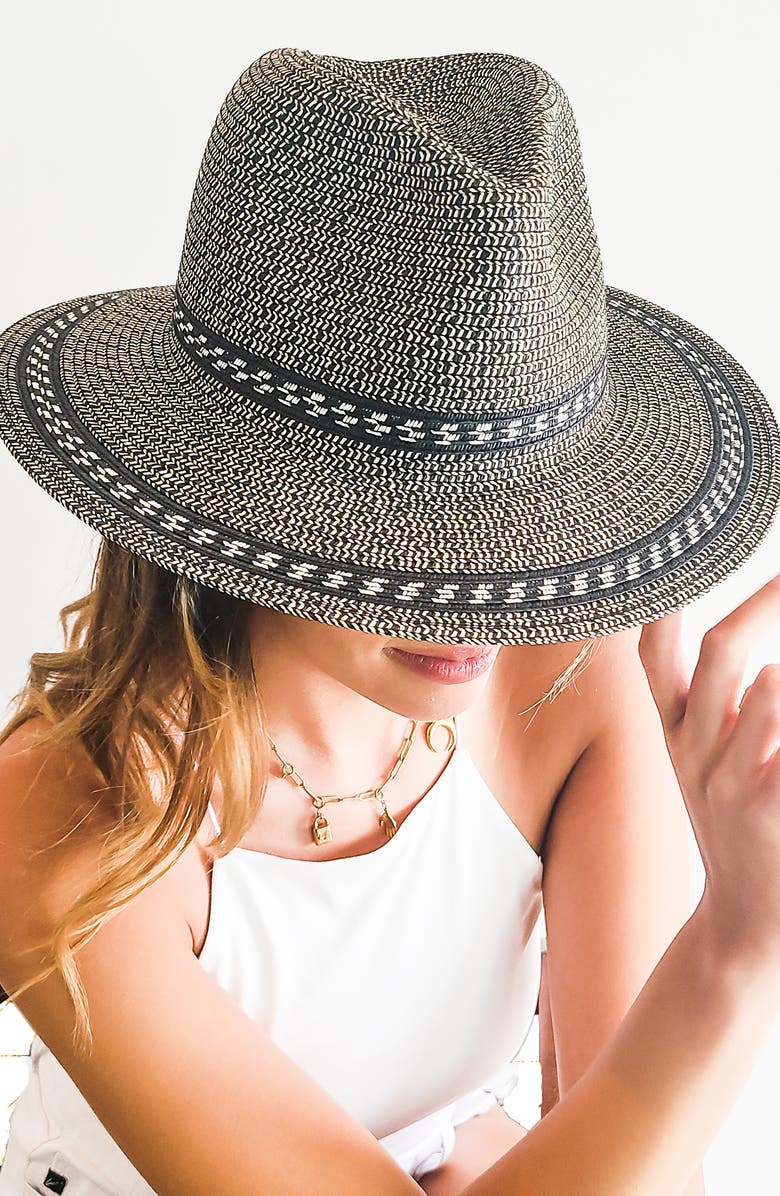 Ruby Grey The Ruby Grey Marni Straw Fedora, Alternate, color,
