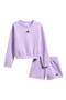 Kids' Fleece Pullover Sweater & Shorts Set