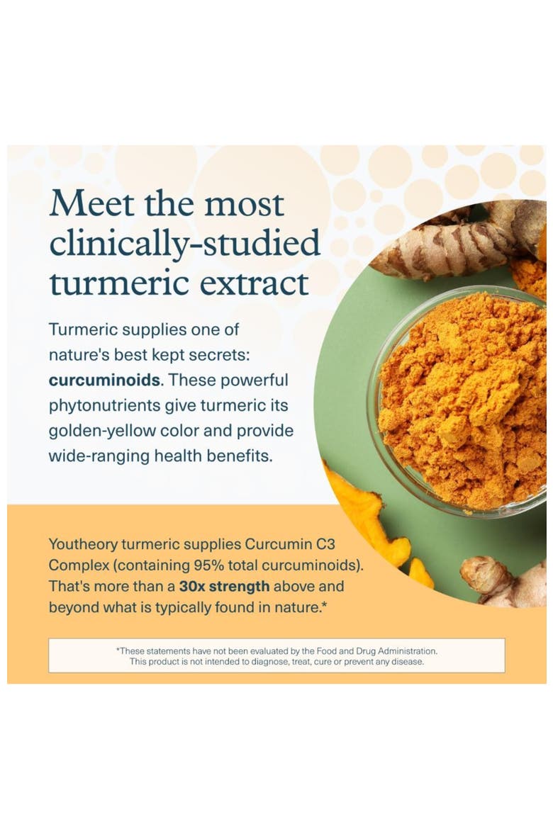 Advanced Turmeric Curcumin Joint Support Supplement 120 Tablets, Alternate, color, None