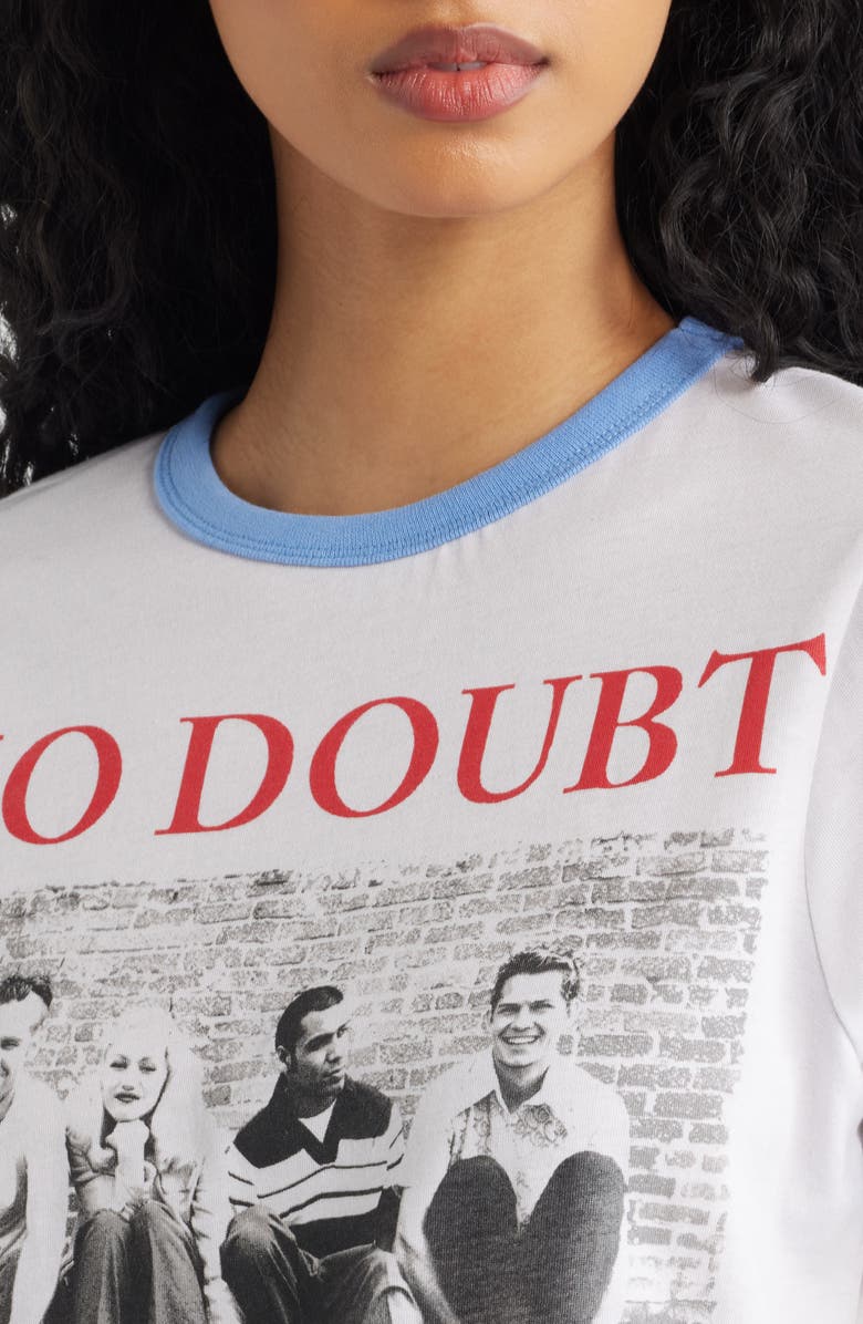 Merch Traffic No Doubt Vintage Wash Graphic T-Shirt, Alternate, color, White Light Blue