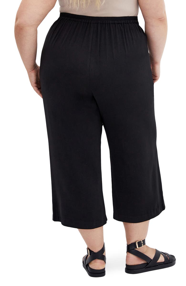 City Chic Brigitta Crop Wide Leg Pants, Alternate, color,