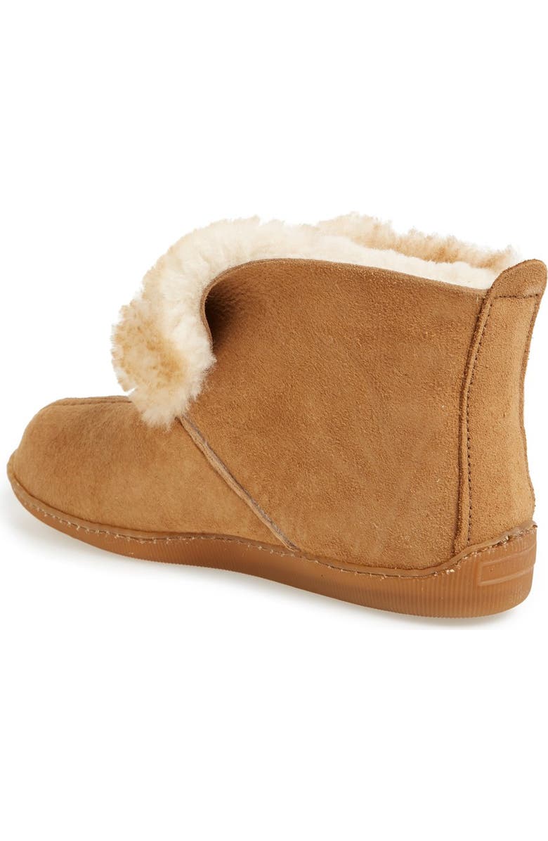 Minnetonka Sheepskin Slipper Boot, Alternate, color,