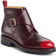 THE OFFICE OF US Ms. Georgie Leather Monk Strap Bootie