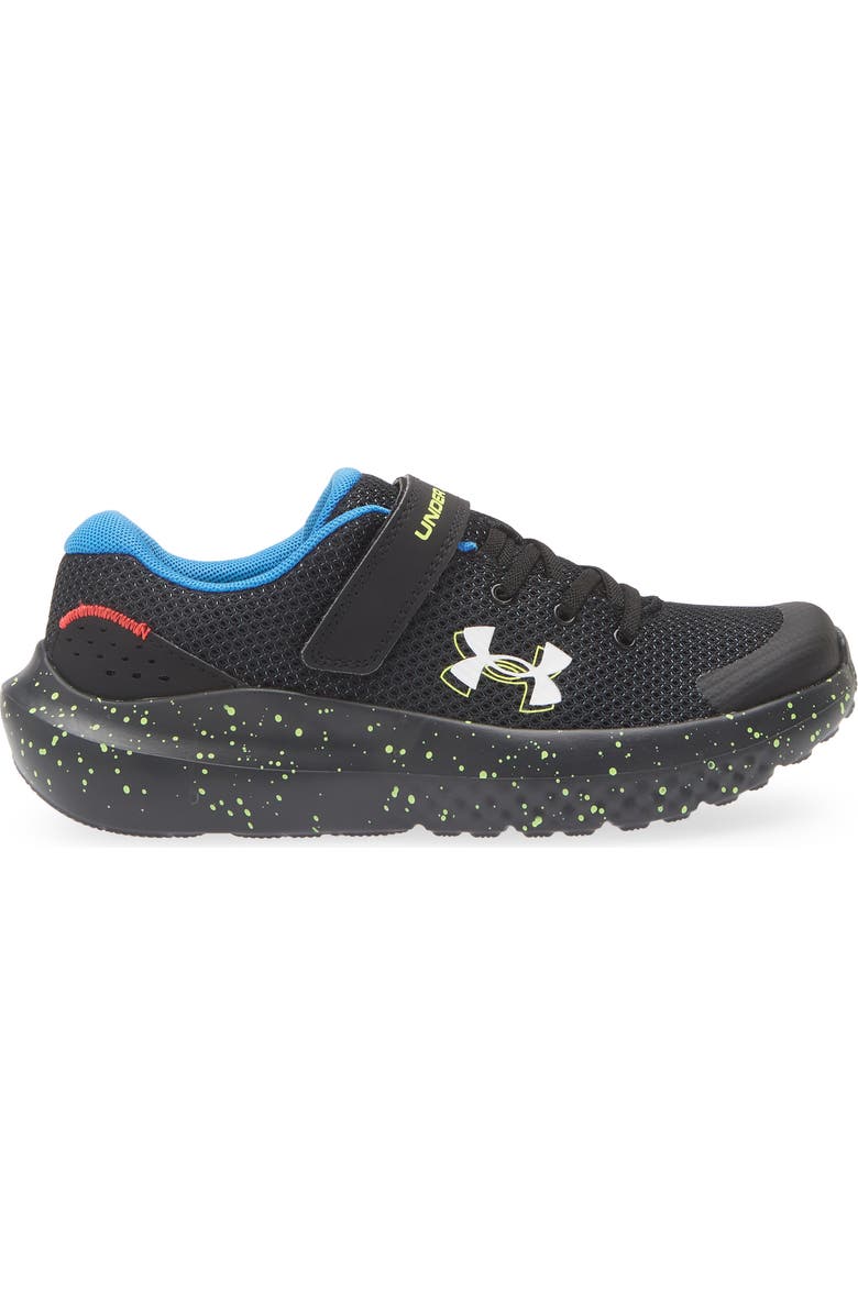 Under Armour Kids' Surge 4 Running Shoe, Alternate, color, Black