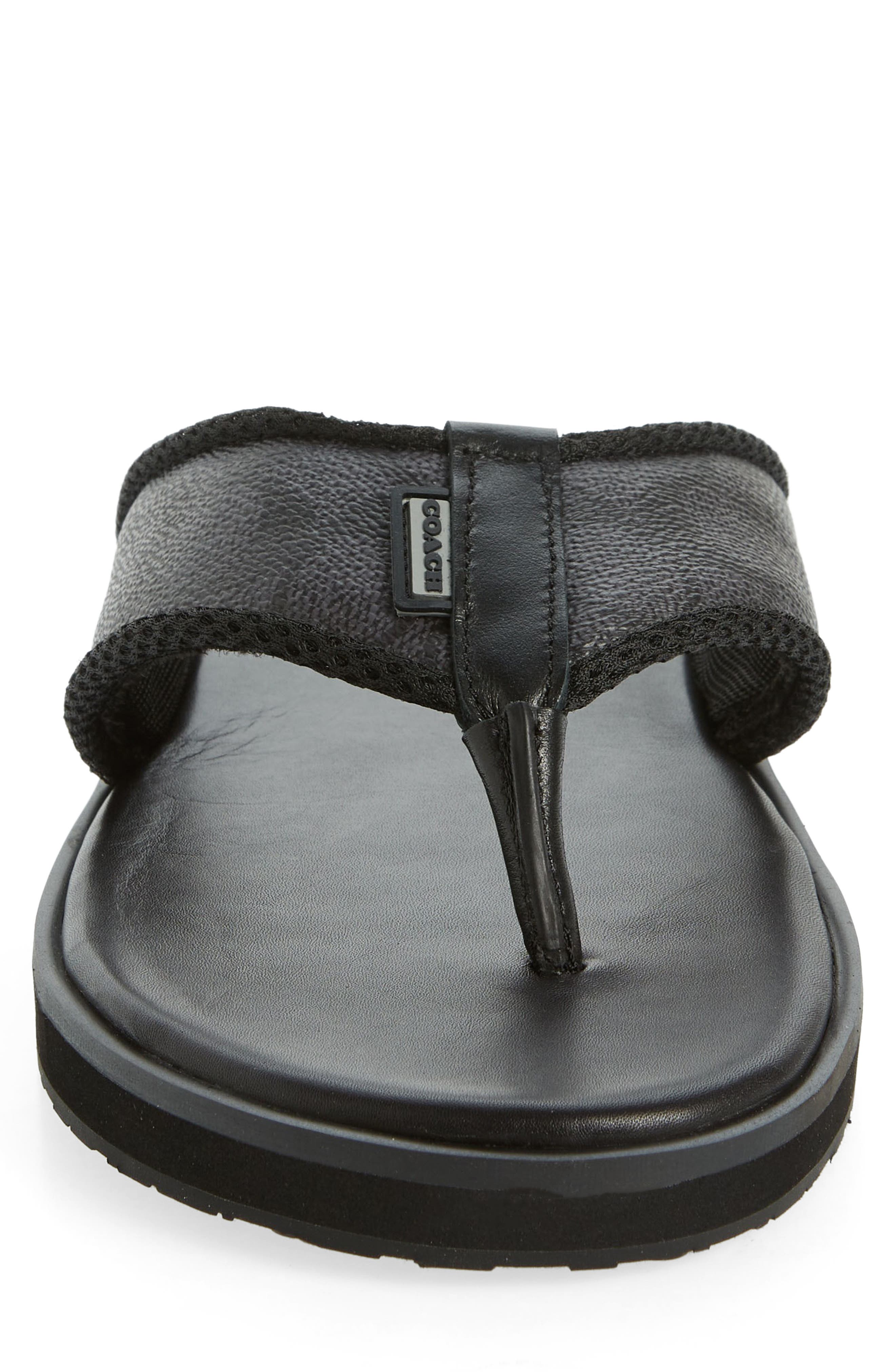 COACH Signature Jacquard Flip Flop, Alternate, color, 