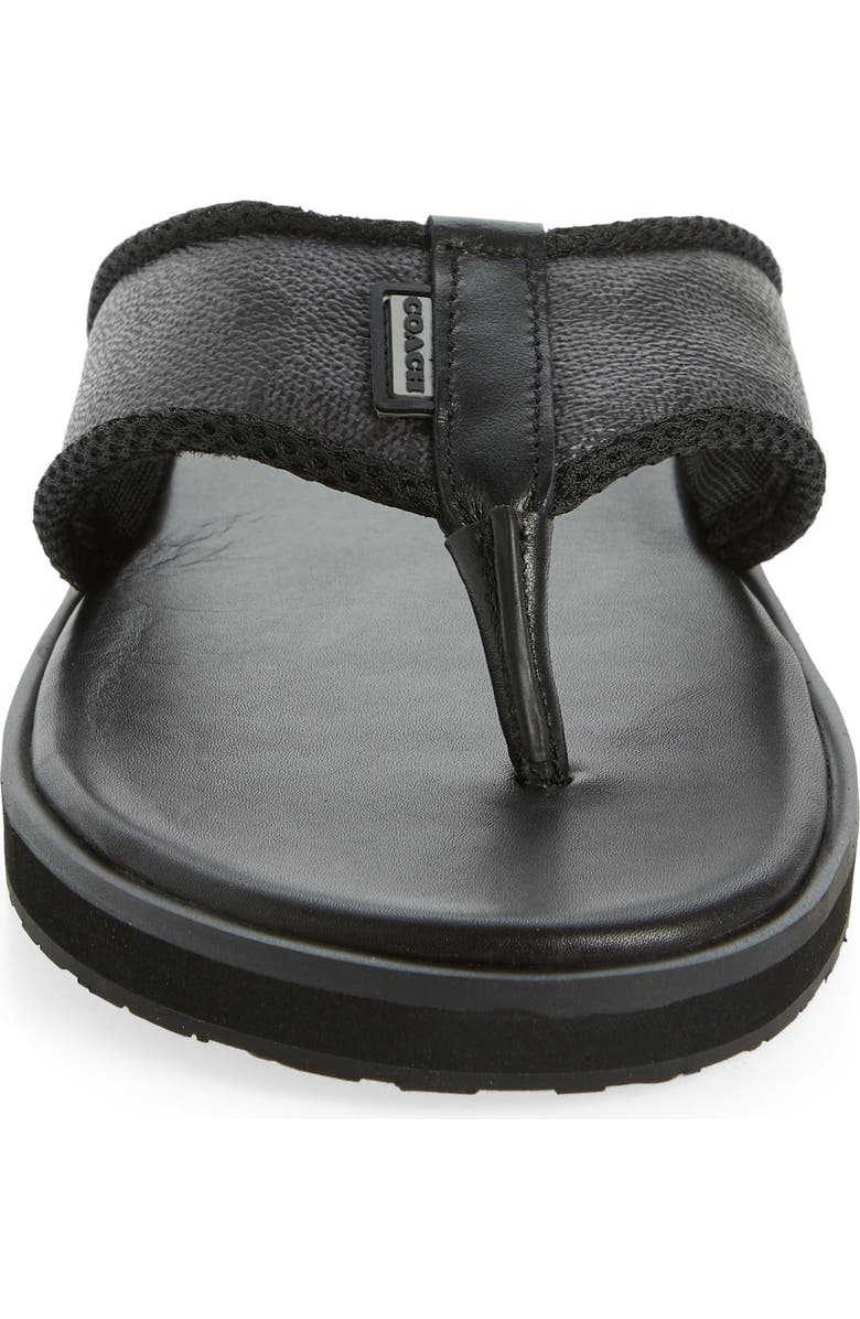 COACH Signature Jacquard Flip Flop, Alternate, color,