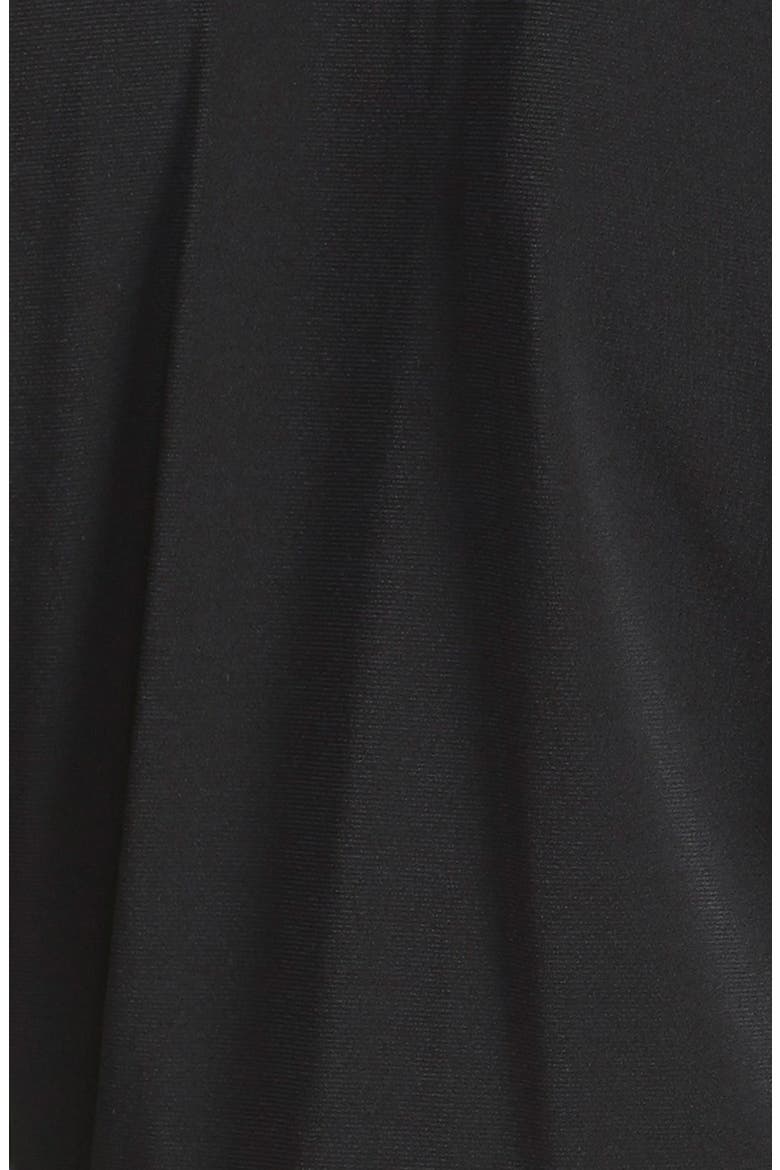 Studded Roll Sleeve Jumpsuit, Alternate, color, BLACK