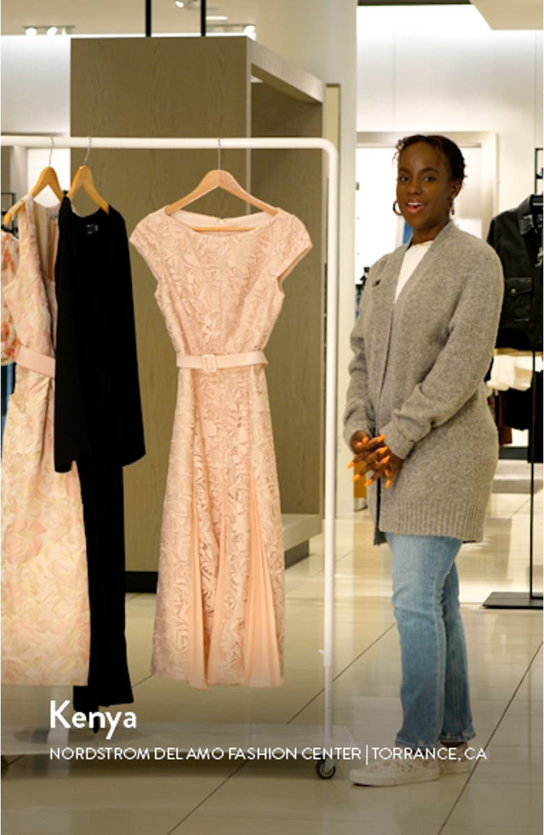 Angela Lace A-Line Midi Dress, sales video thumbnail