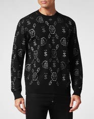 PHILIPP PLEIN Pullover Round Neck Monogram Men