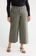 Wit & Wisdom Wyatt Skyrise High Waist Ankle Wide Leg Jeans