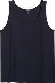 Eileen Fisher Scoop Neck Organic Cotton Tank