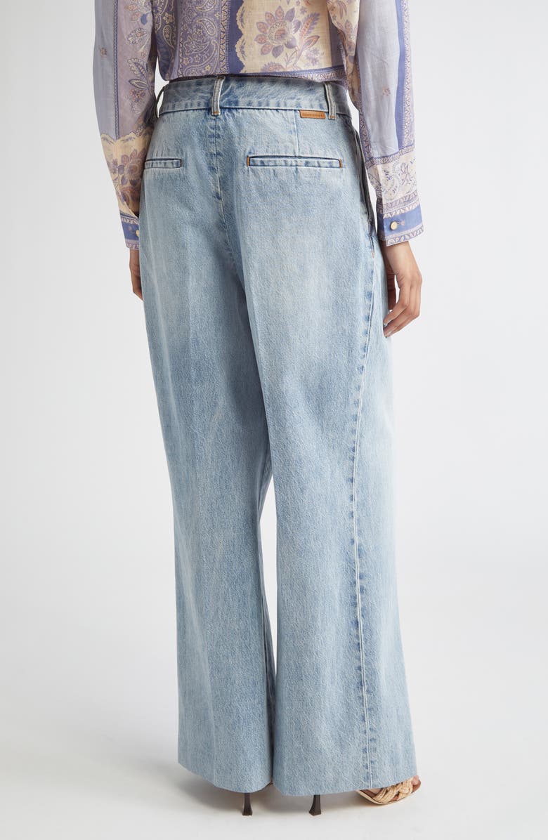 Zimmermann Wide Leg Jeans, Alternate, color, Sea Foam