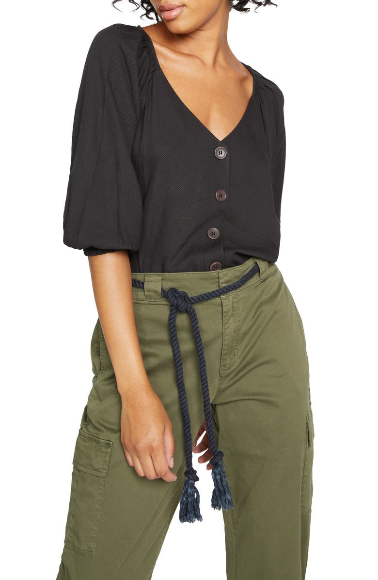 Sanctuary Modern Front Button Blouse, Main, color,