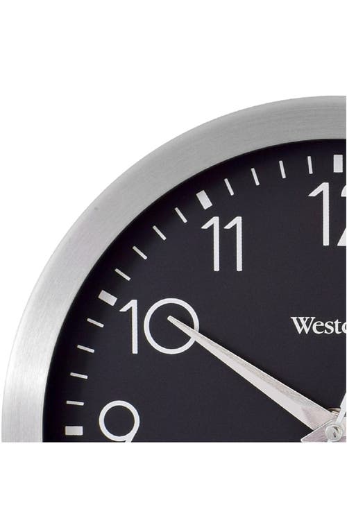 Westclox Aluminum Wall Clock