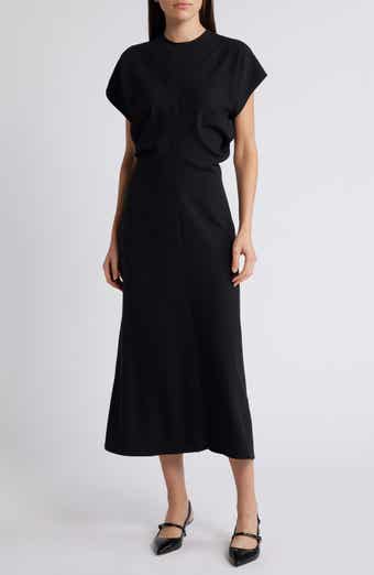 Luxely Theo Drape Midi Dress