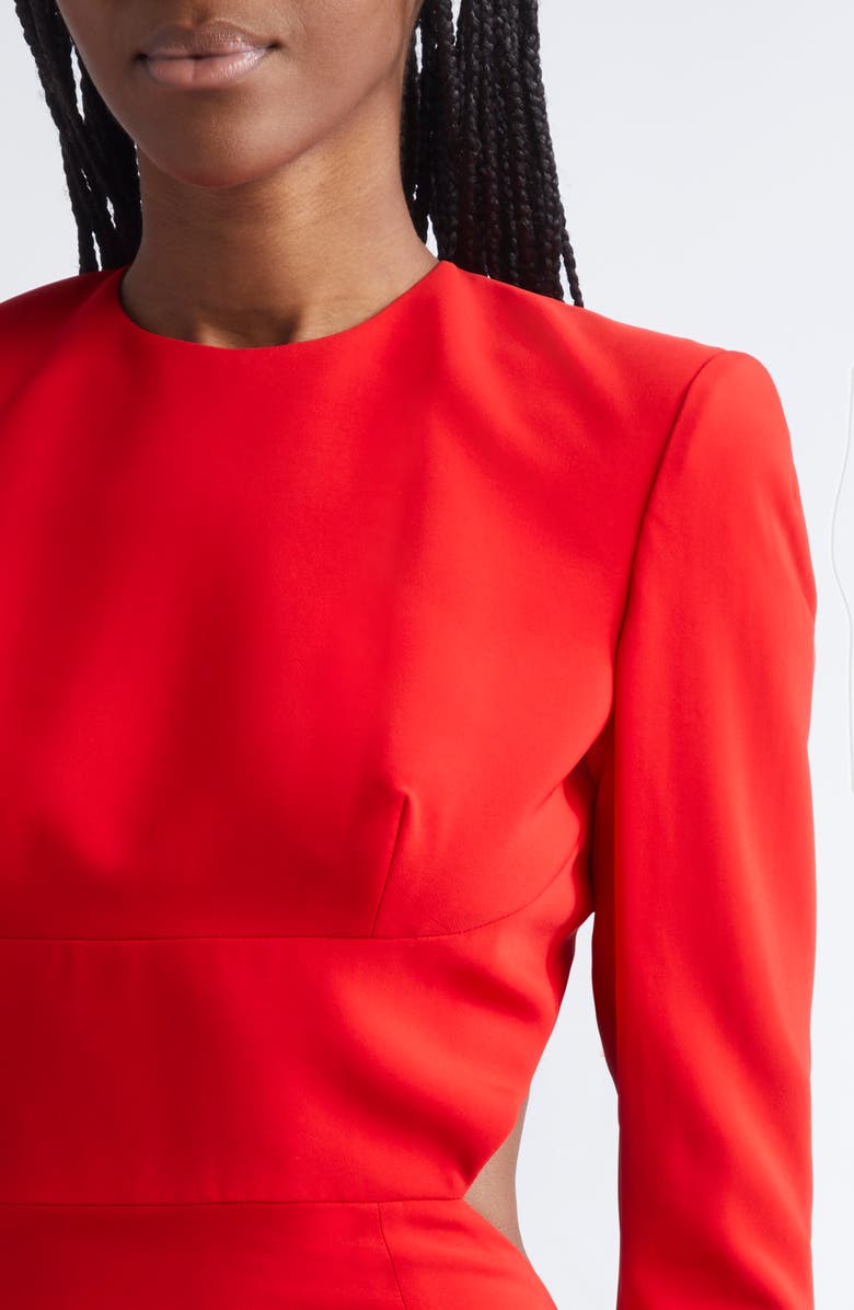 Stella McCartney Open Back Gown, Alternate, color, Lipstick Red