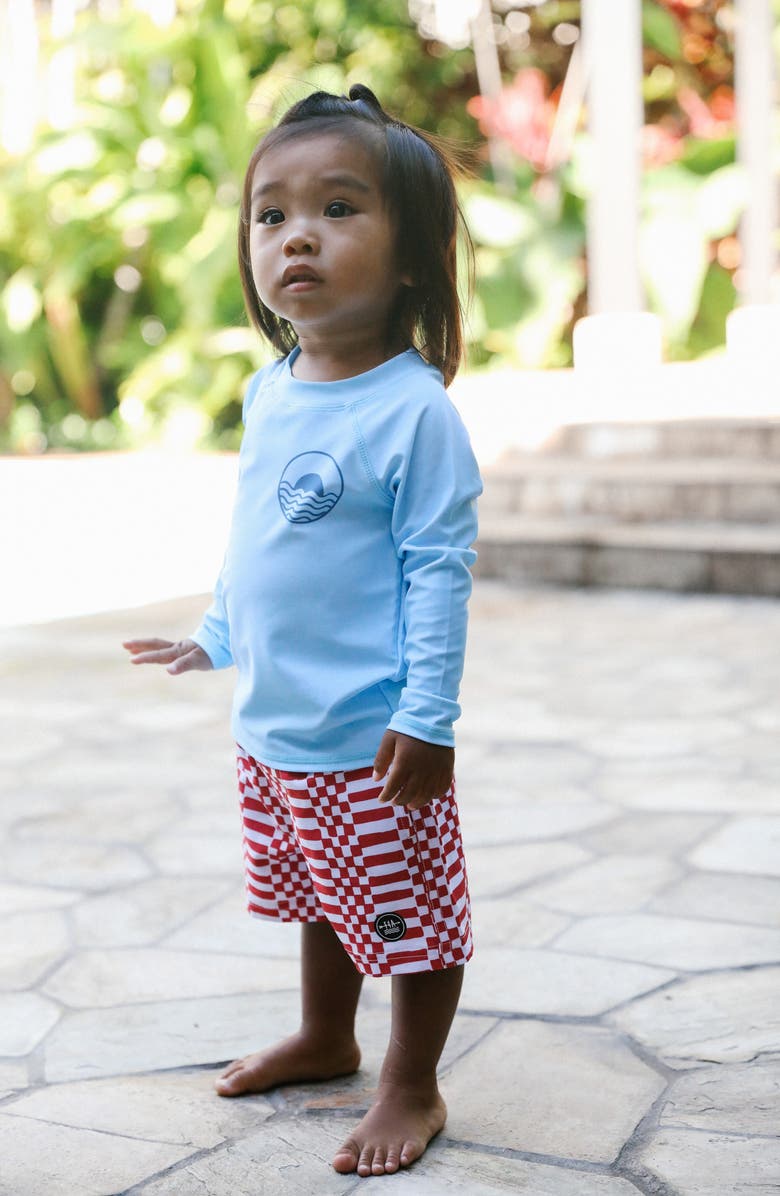 Feather 4 Arrow Icon Long Sleeve Rashguard, Alternate, color, 