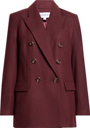 Veronica Beard Rhys Double Breasted Dickey Jacket