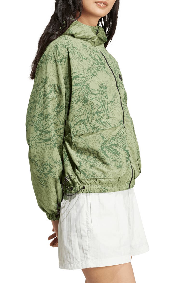 City Escape Windbreaker, Alternate, color, TENT GREEN