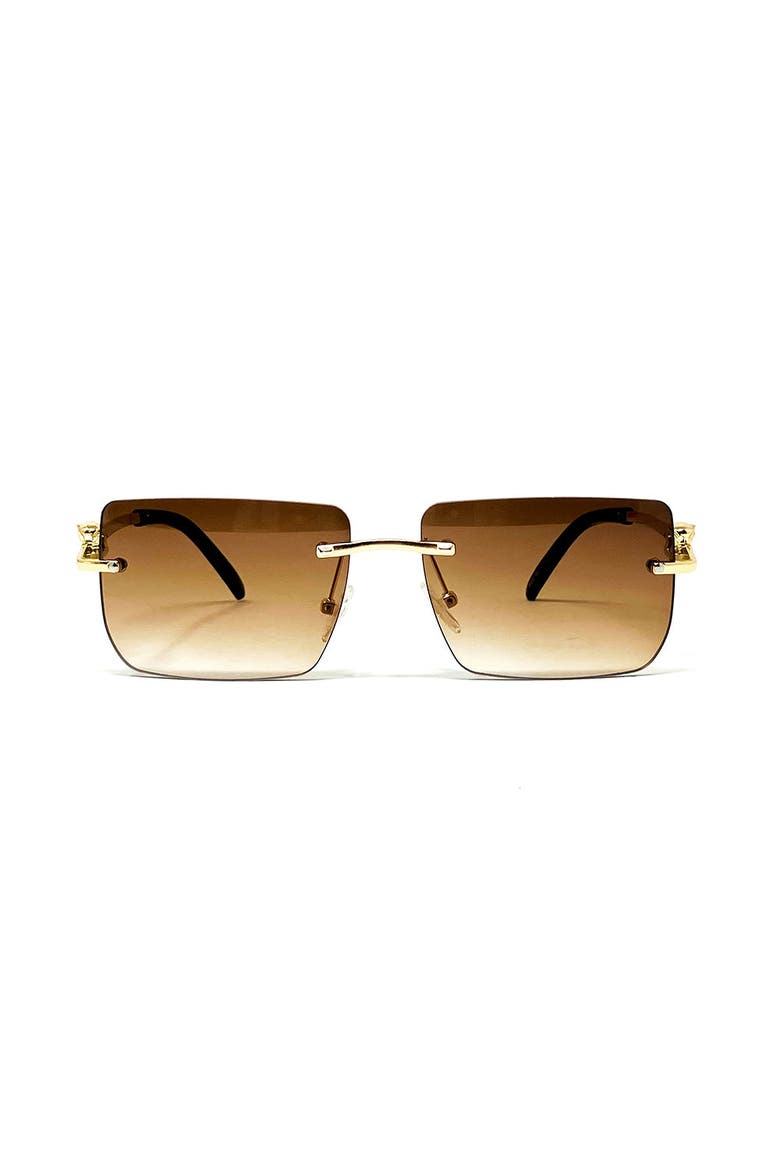 The Sunset Sunglasses, Alternate, color, Brown