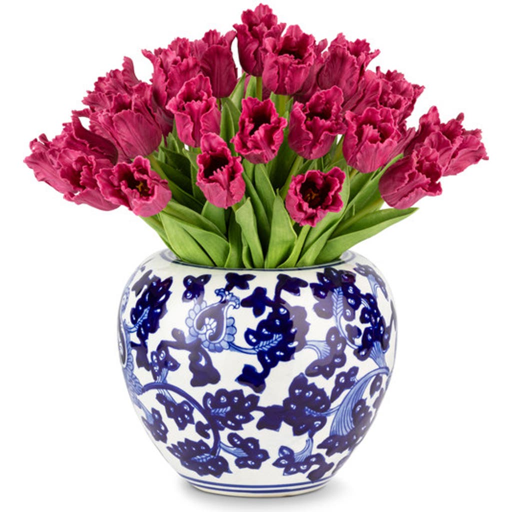 Cocobella Claude Realtouch Tulip Toile Arrangement