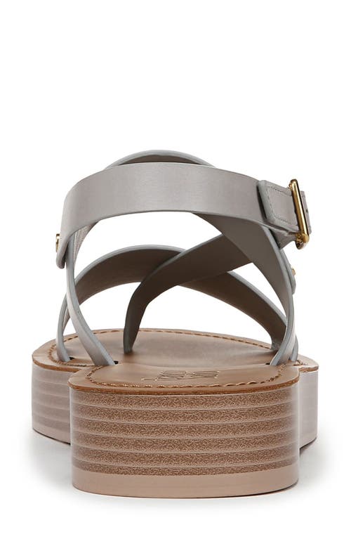 Franco Sarto Genova Slingback Platform Sandal In Gray