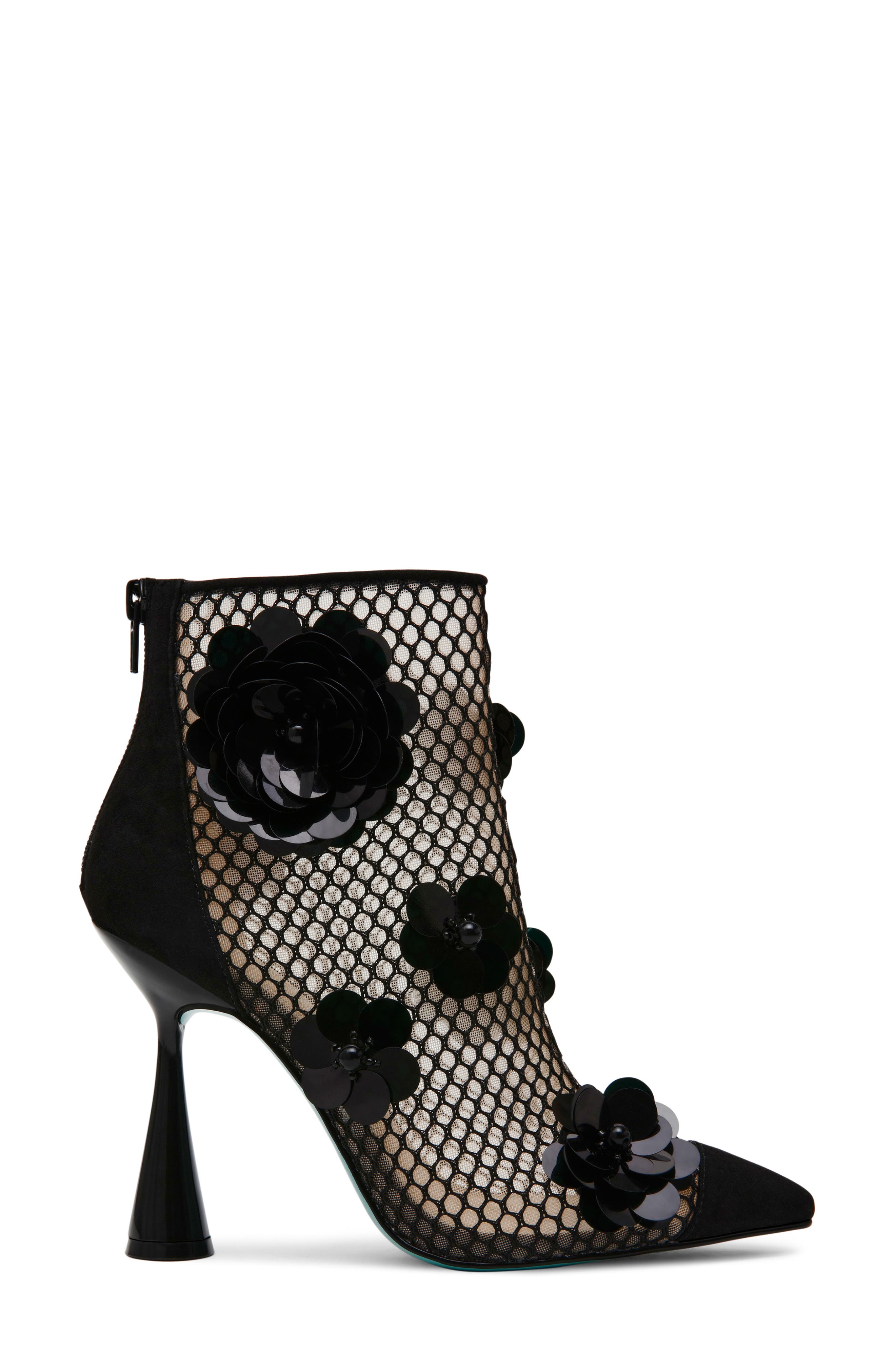 Betsey Johnson Navey Mesh Bootie, Alternate, color, 