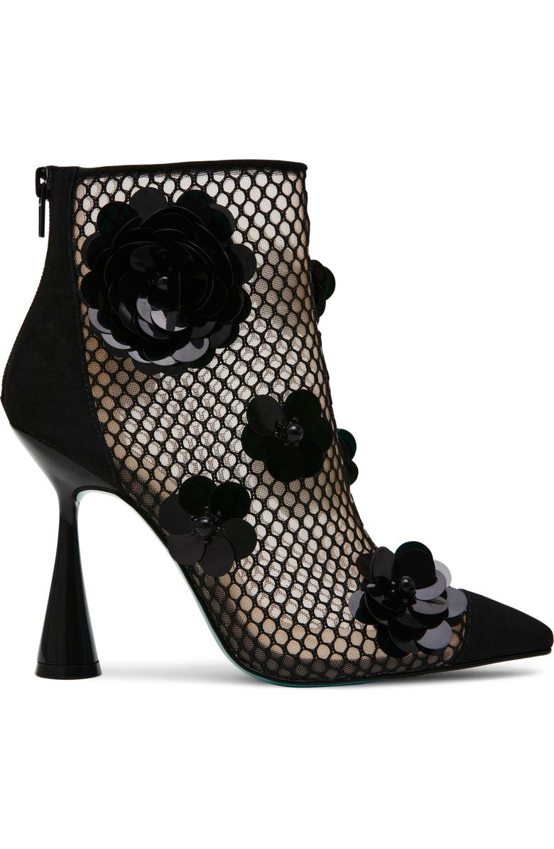 Betsey Johnson Navey Mesh Bootie, Alternate, color,