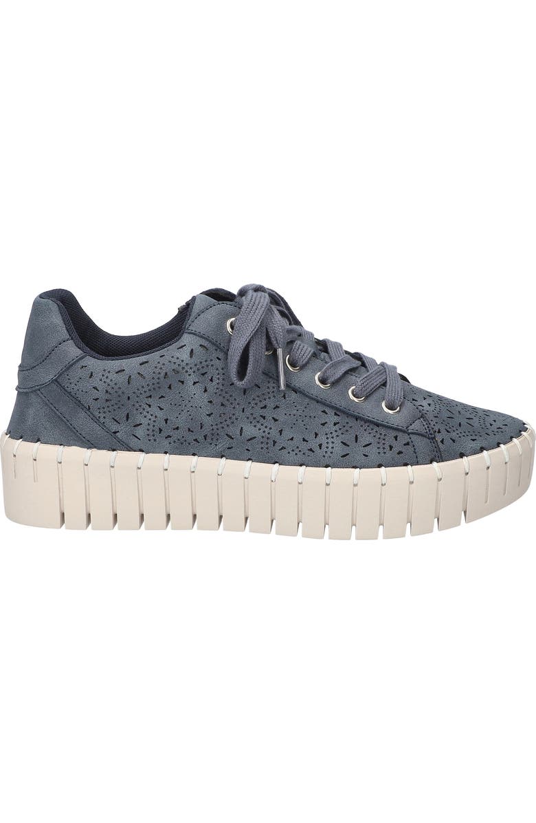 EASY STREET Retta Platform Sneaker, Alternate, color, Navy
