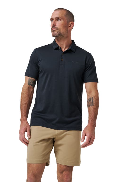 Travismathew The Zinna 2.0 Polo Shirt In Black