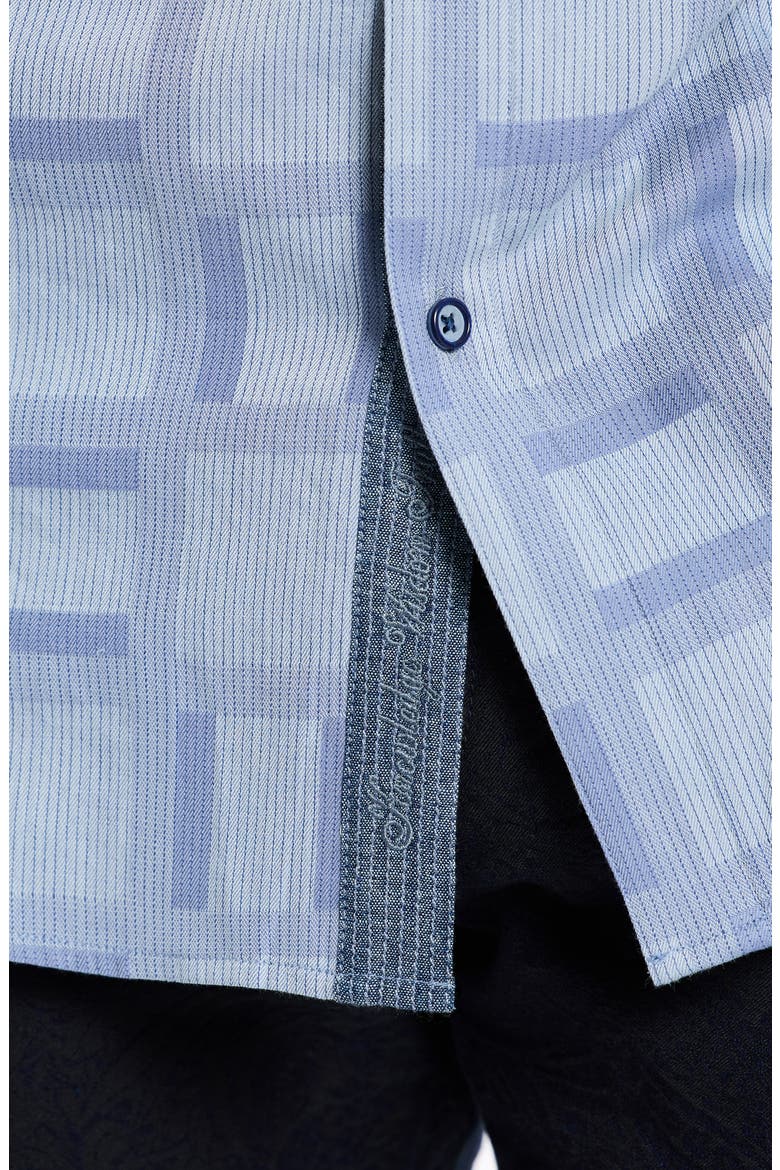 Eaton Long Sleeve Button-Up Shirt, Alternate, color, GREY