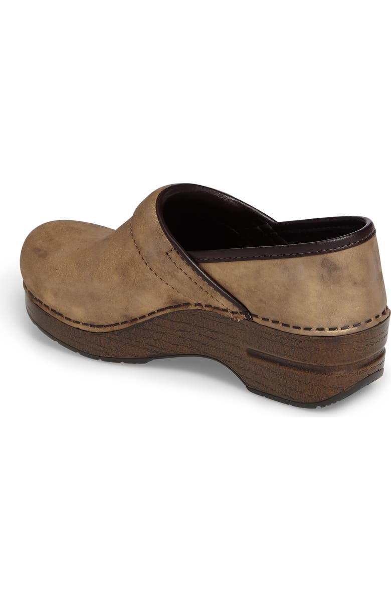 Dansko Distressed Professional Clog, Alternate, color,