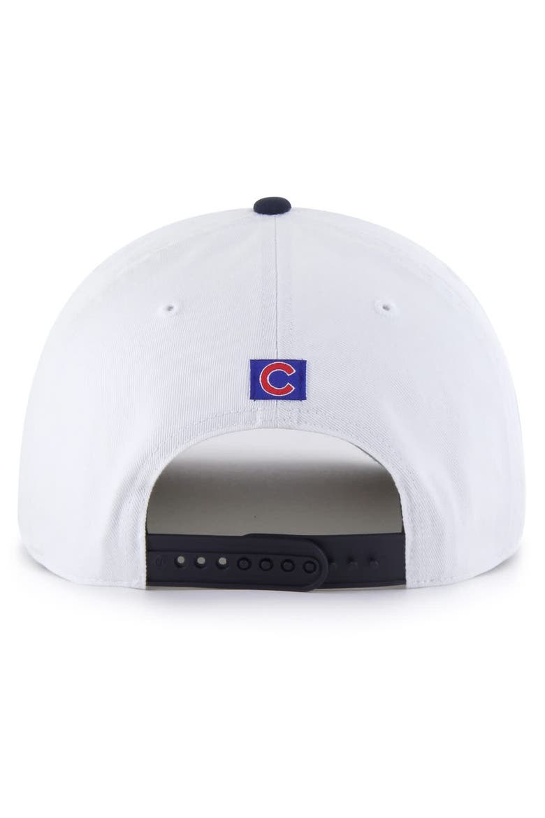 Men's '47 White Chicago Cubs Patriotic Overhand Hitch Adjustable Hat, Alternate, color, White