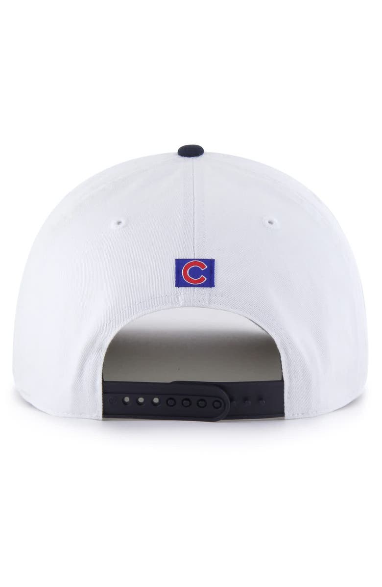'47 Men's '47 White Chicago Cubs Patriotic Overhand Hitch Adjustable Hat, Alternate, color, White