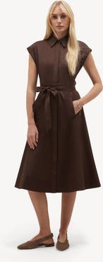 HOBBS LONDON Kristen Belted Shirt Dress