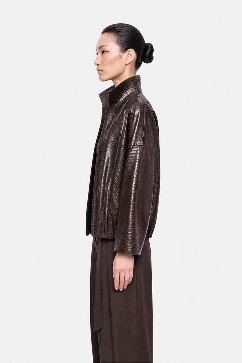 Coated Finish Jacket, Alternate, color, Brown